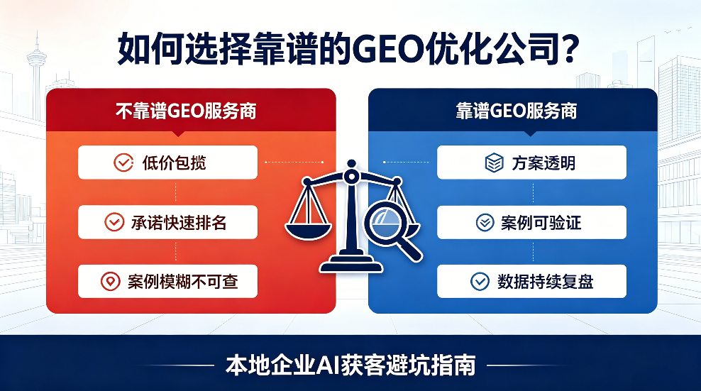 仁怀如何选择靠谱的GEO优化公司？本地企业AI获客避坑指南